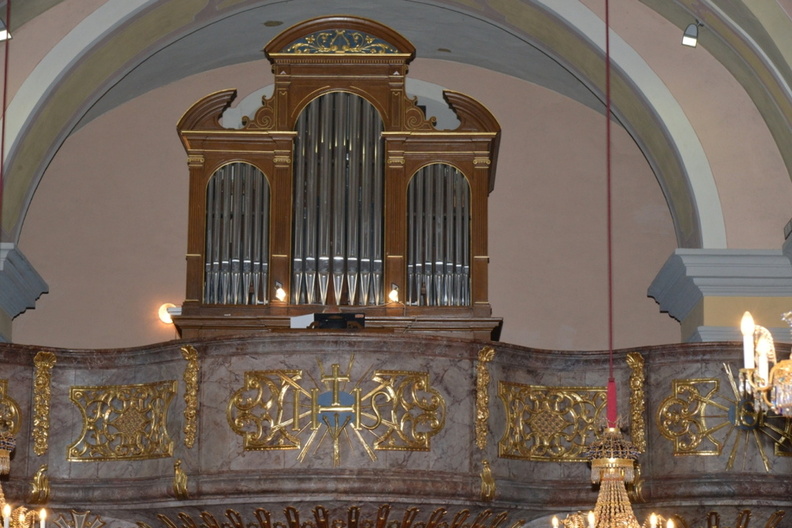 144  Pinggau 2018 - Wallfahrtskirche Maria Hasel-Orgelempore.JPG